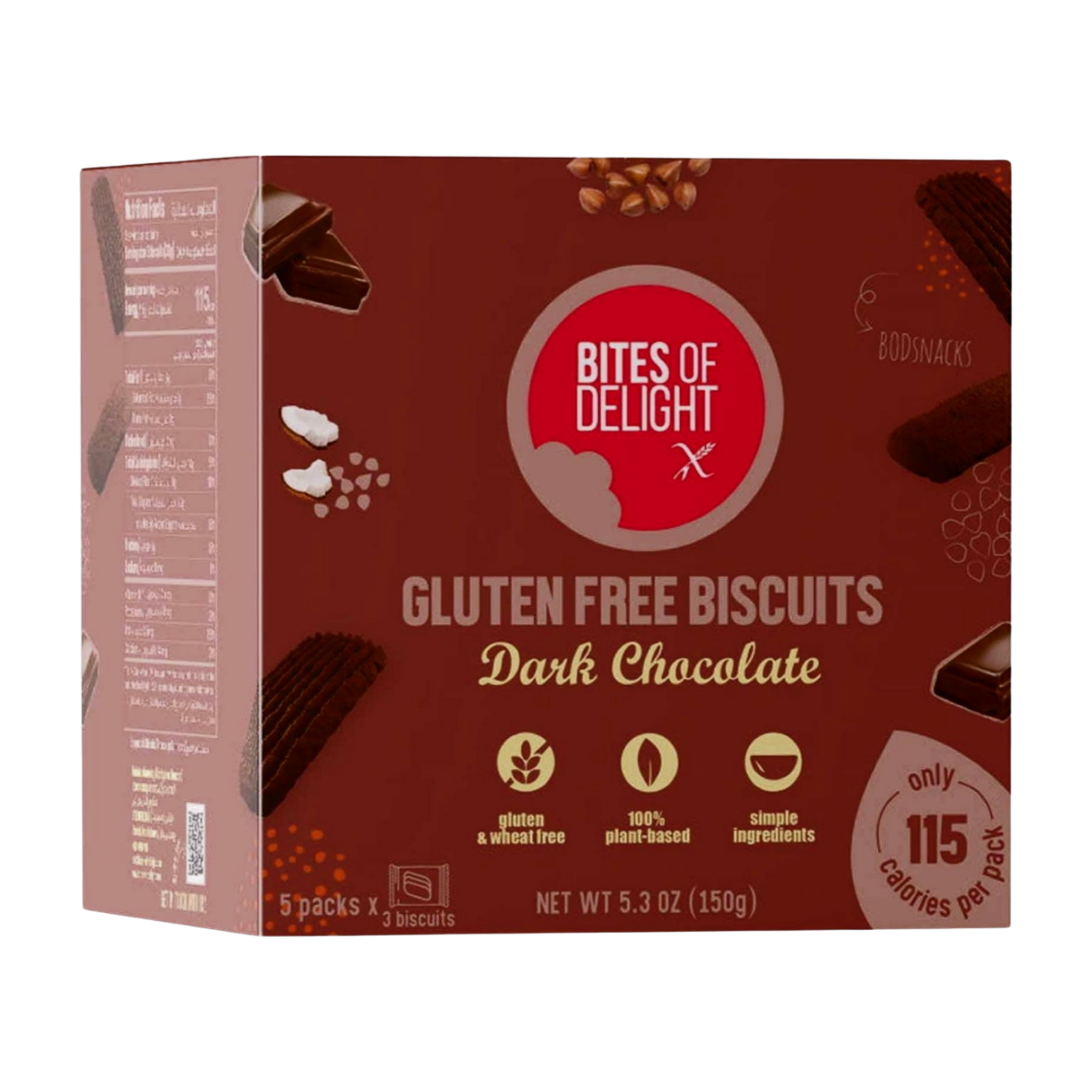 Bites Of Delight Dark Chocolate Biscuits