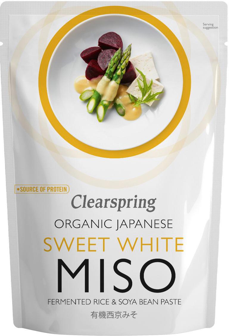 Clearspring Organic Japanese Sweet White Miso Paste - Pasteurised 250g