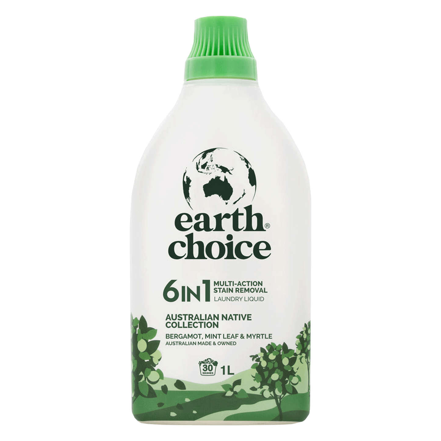 Earth Choice 6in1 Laundry Liquid Bergamot, Mint Leaf & Myrtle