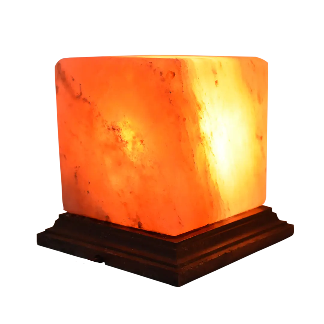 Himalayan Salt Lamp Cube Shape