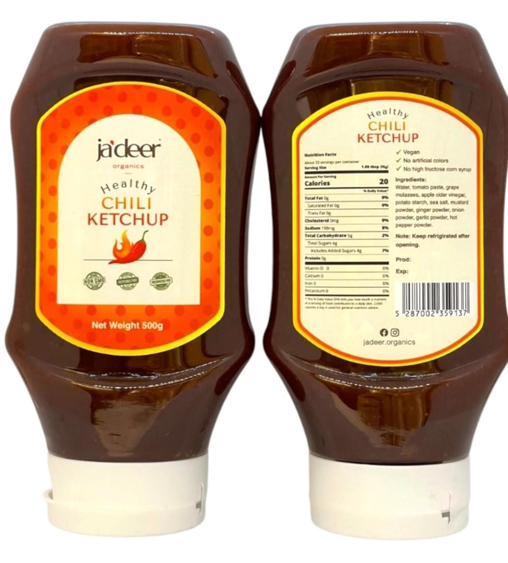 Jadeer - Healthy Chili Ketchup 500G