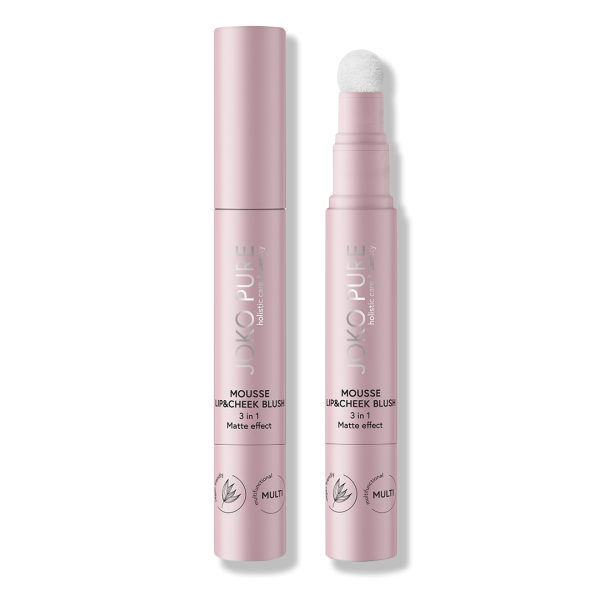 JOKO PURE HOLISTIC CARE & BEAUTY MOUSSE LIP & CHEEK BLUSH 3 IN 1