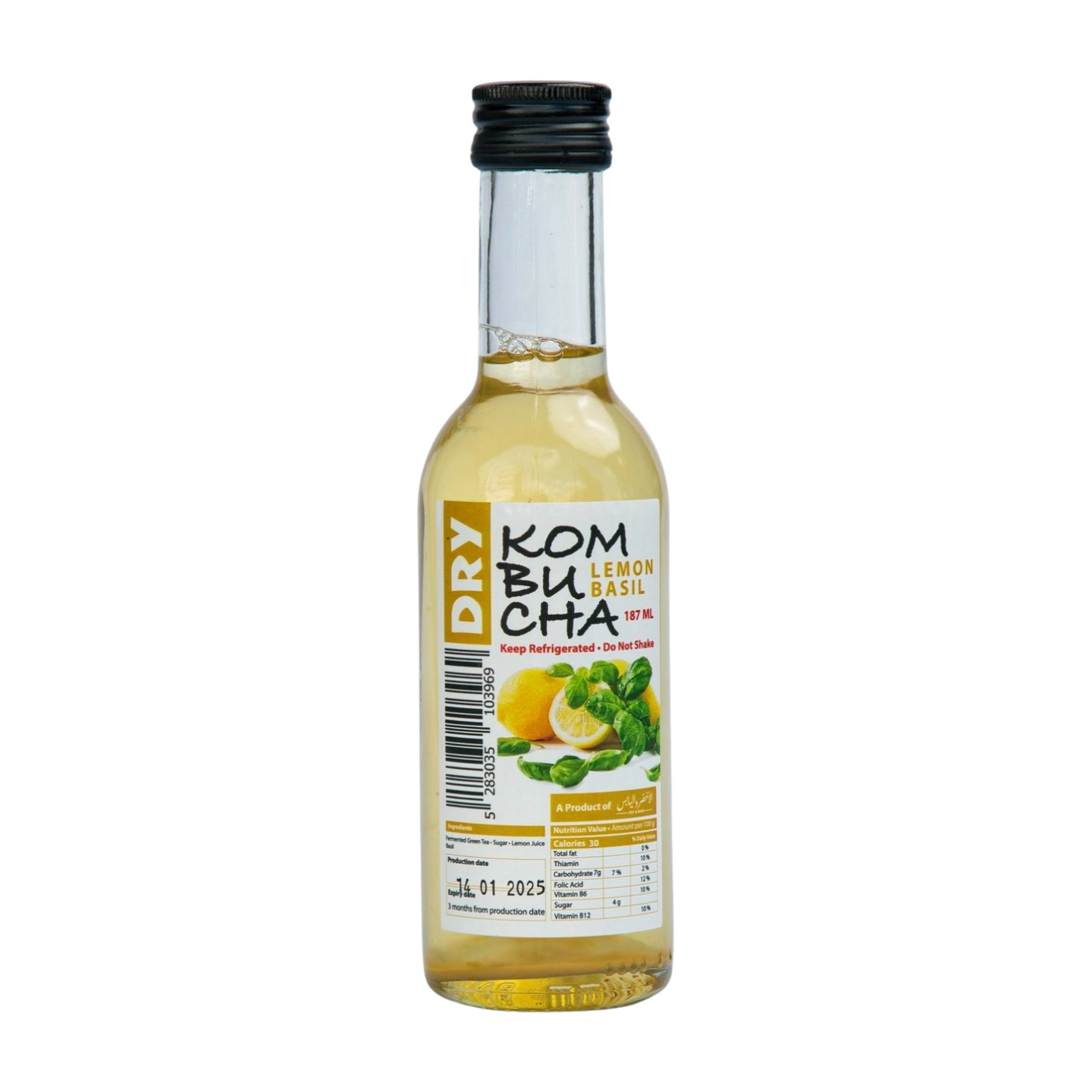 Dry & Raw Kombucha Lemon Basil
