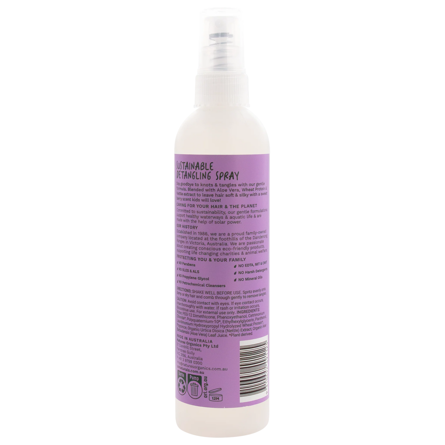OC Kids Berry Bliss Detangling Spray 250ml