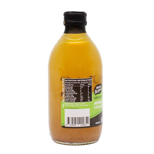 Honest Goodness Organic Apple Cider Vinegar 500ml