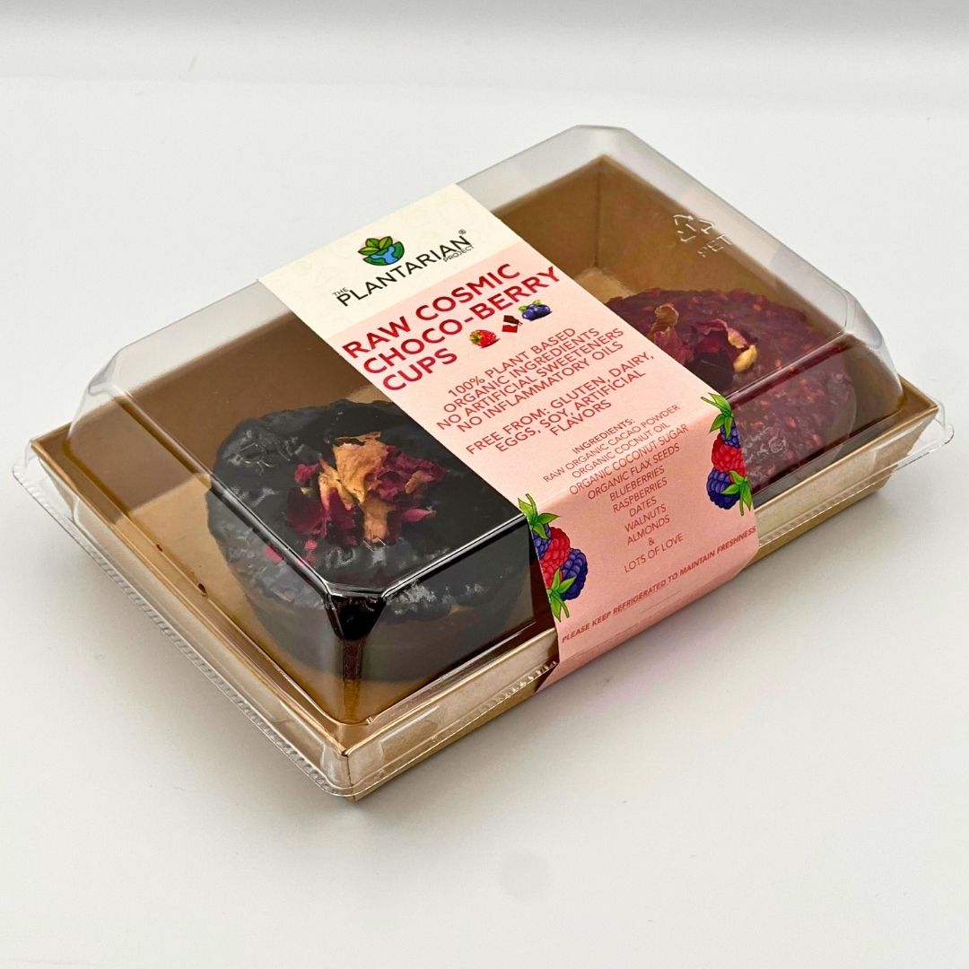 The Plantarian Project - Raw Cosmic Choco-Berry Cups