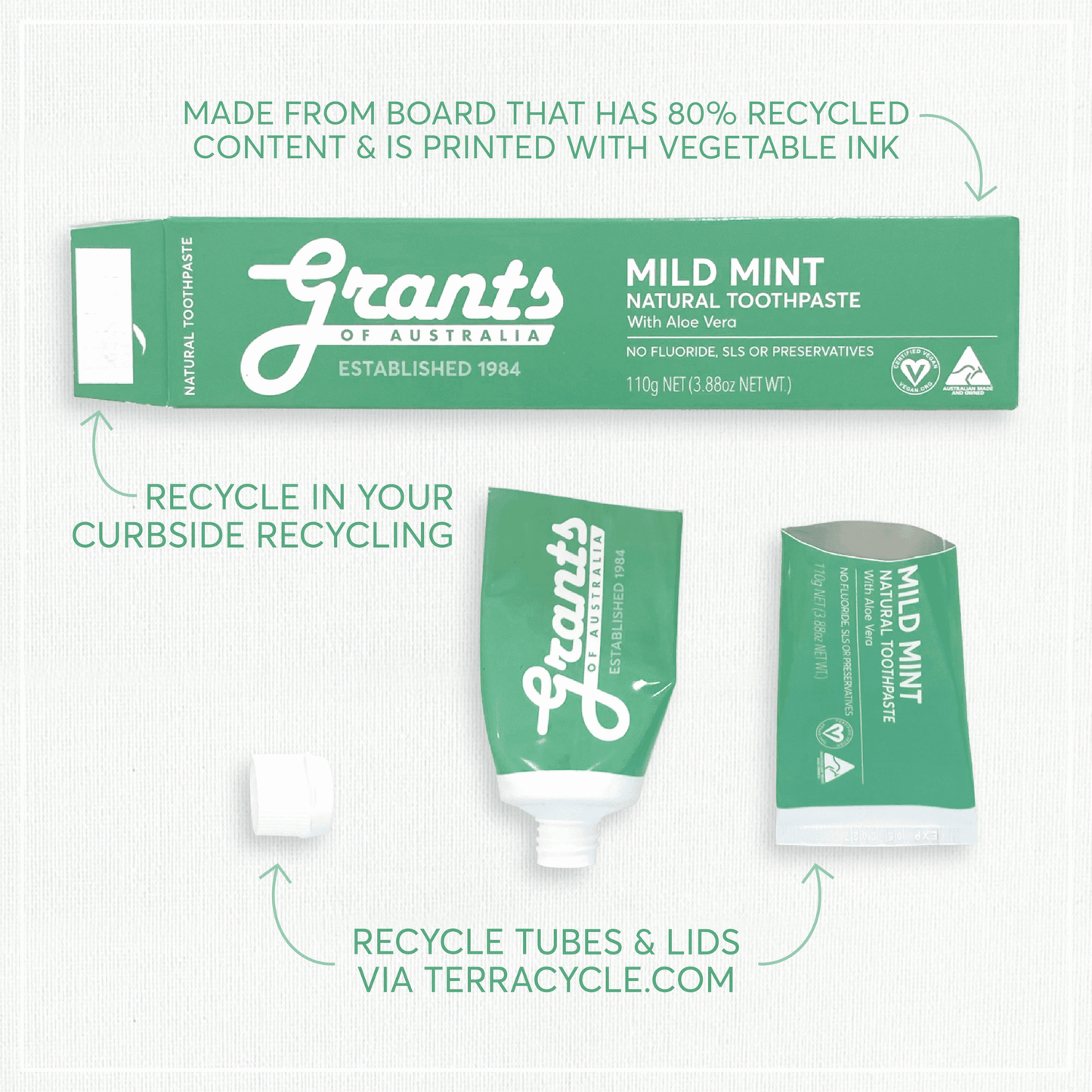 Complete Care with Fluoride Natural Toothpaste – 110g
