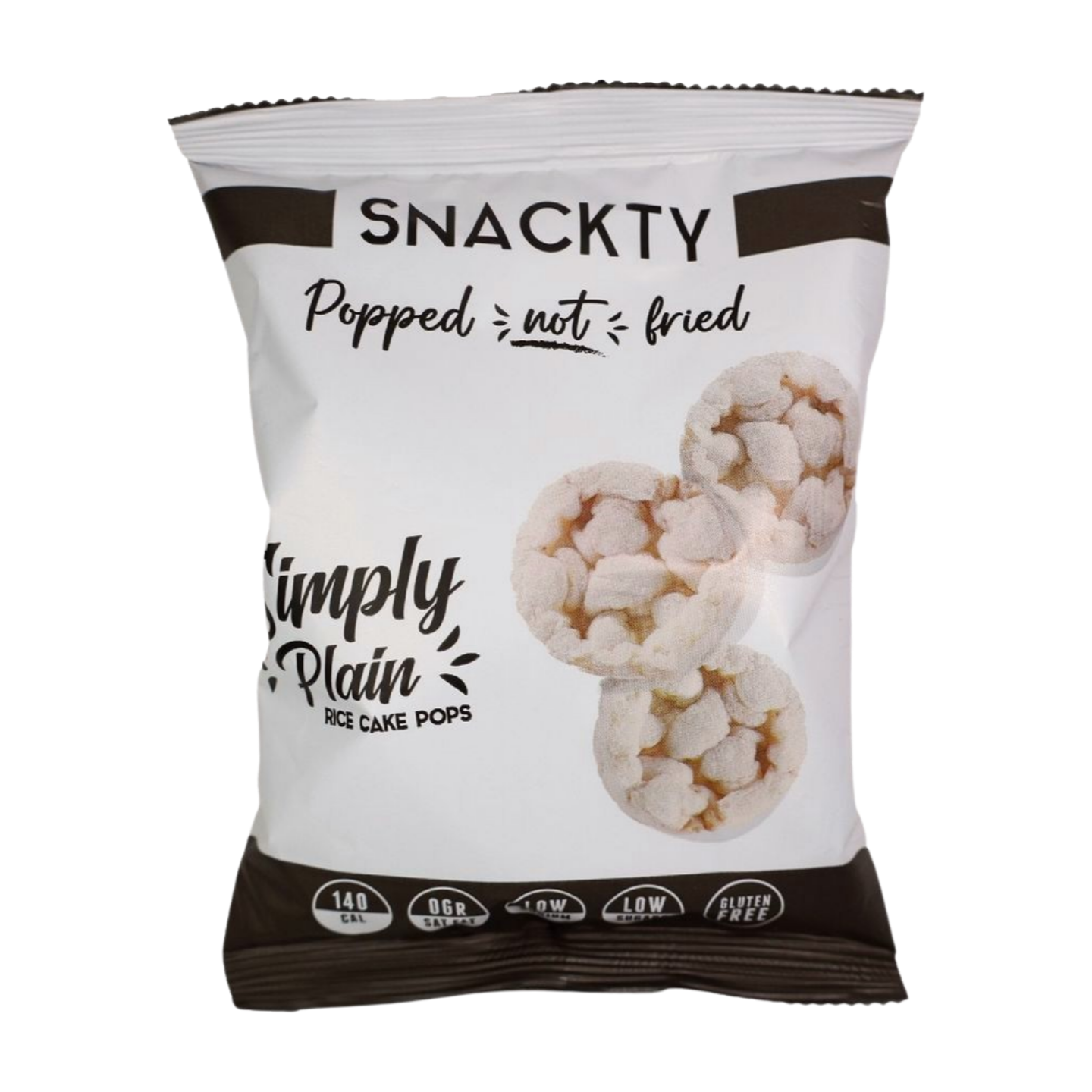 Snackty Simply Plain Rice Cake Pops