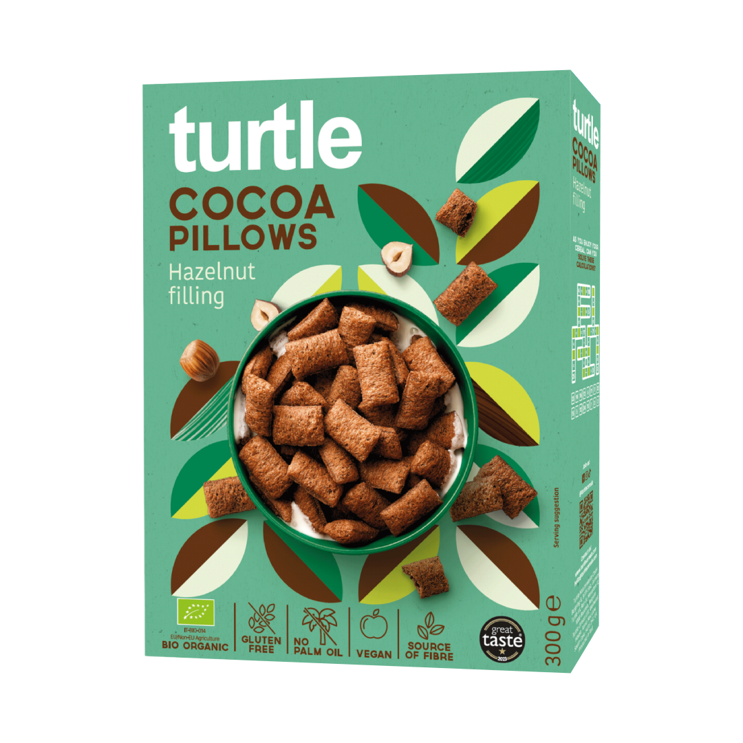 Organic Gluten Free Cocoa Pillows with Hazelnut