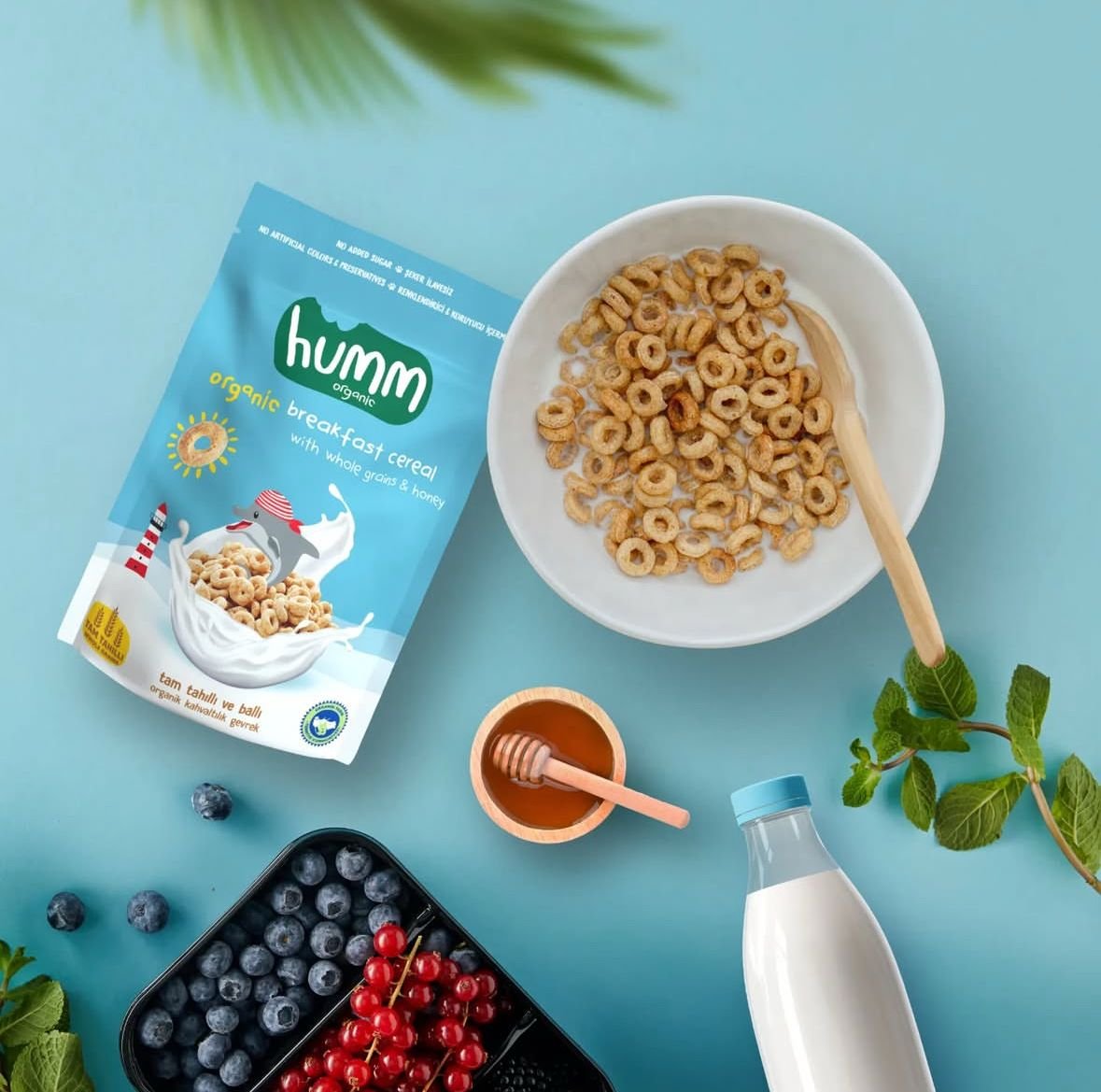 Grizzlo Humm Organic Cereal With Whole Grains & Honey