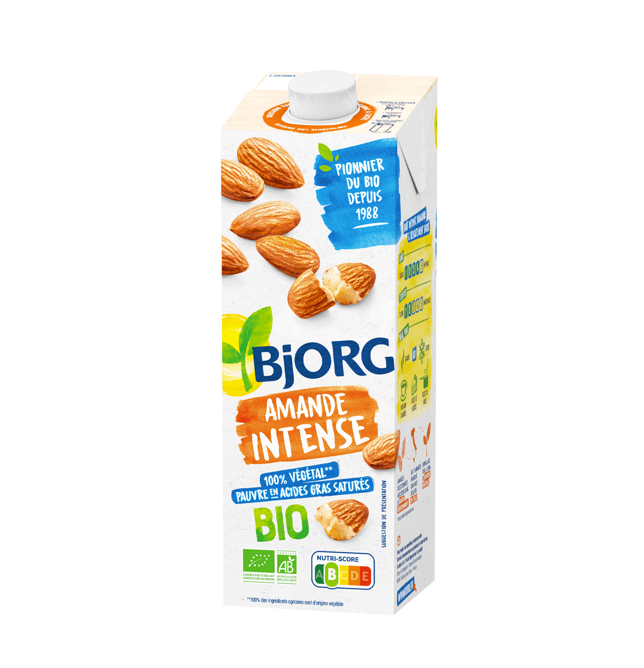 Bjorg - Boisson végétale amande intense 1L
