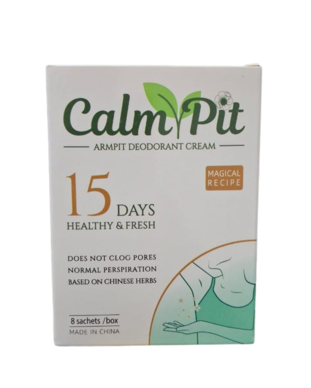 Calmpit Armpit Deodorant Cream 15 Dayes