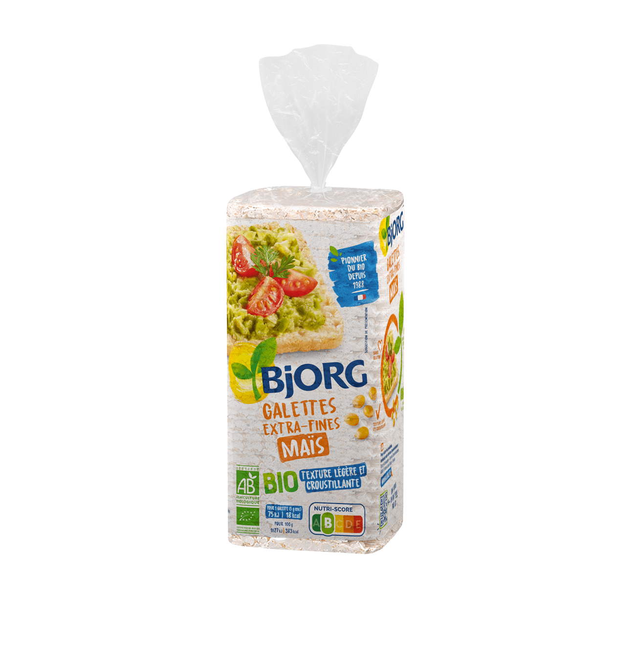 Bjorg - Galettes maïs extra fines 130g