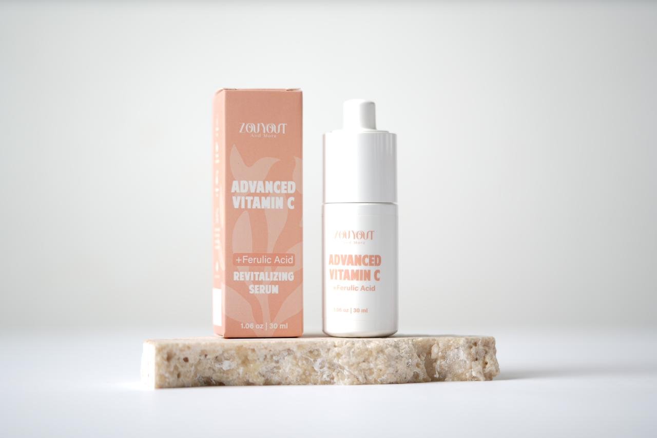 Zouyout And More Advanced Vitamin C + Ferulic Acid Revitalizing Serum - Front