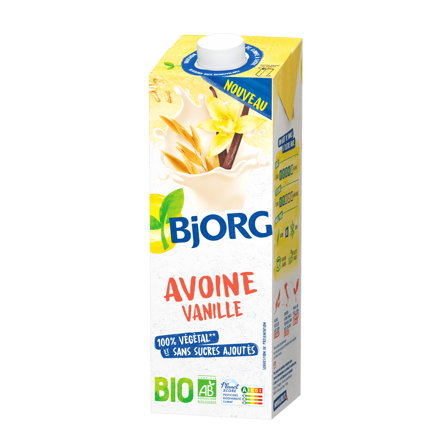 Bjorg - Boisson Avoine Vanille 1L