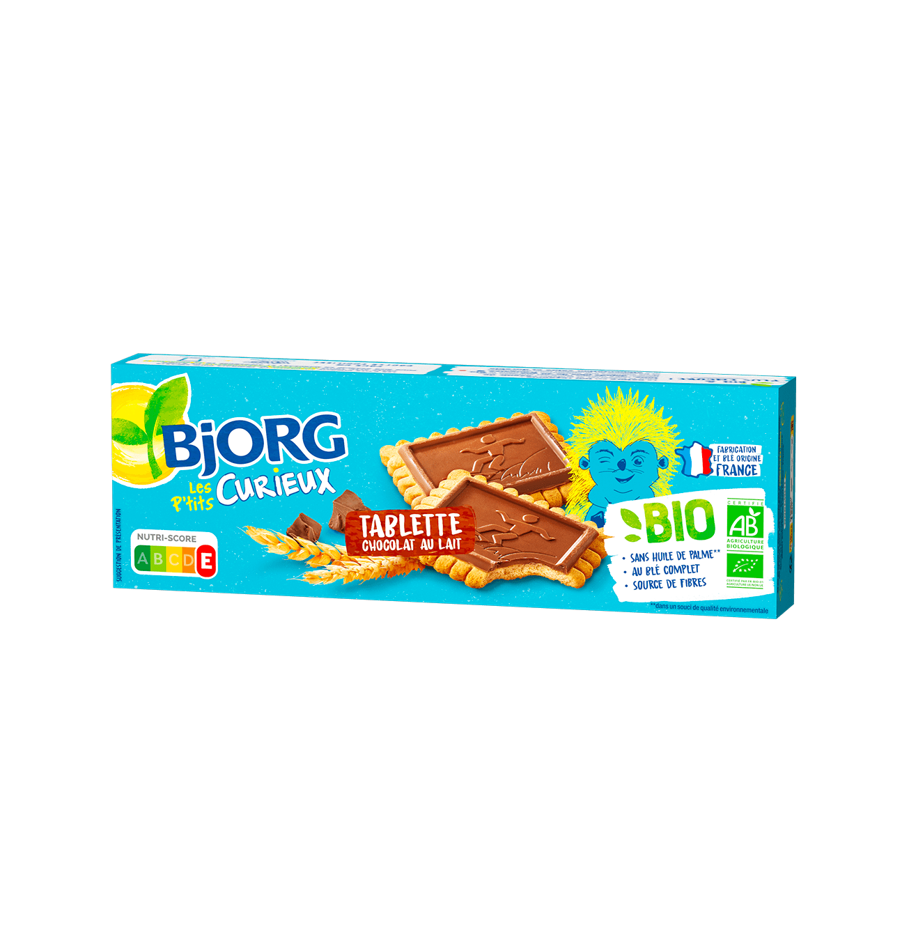 Bjorg - Biscuits Tablette au Chocolat au Lait 126g