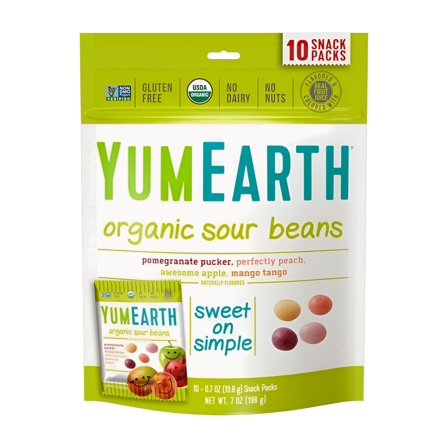 Yum Earth Organic Sour Beans Bag