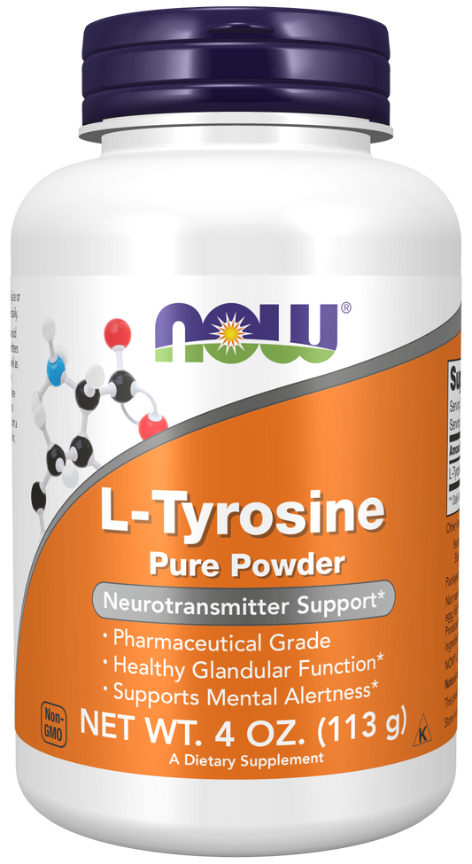 NOW - L-Tyrosine Powder - 4 oz.