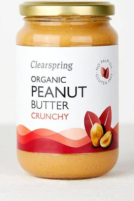 Clearspring Organic Peanut Butter - Crunchy 350g