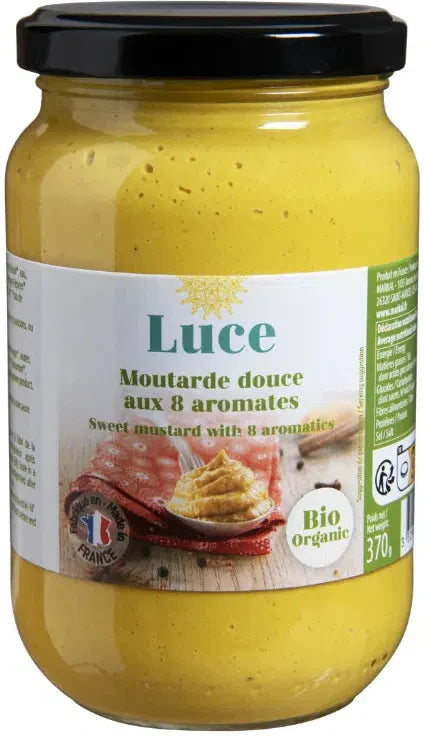 Luce Organic 8 Aromas Sweet Mustard 370g