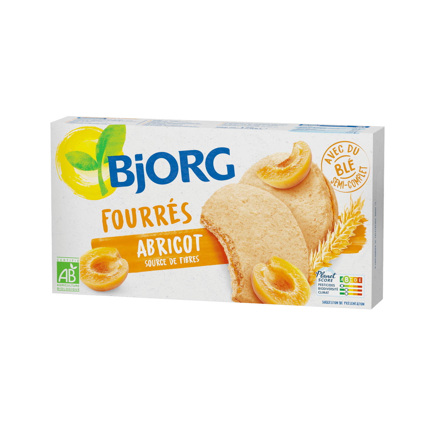 Bjorg - Biscuits Fourrés aux abricots 175g