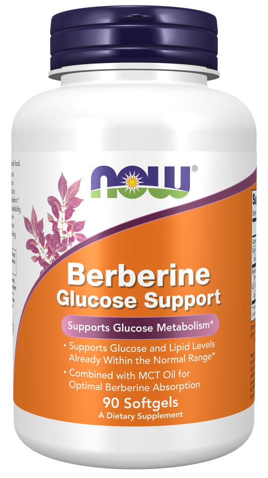 NOW - Berberine Glucose Support Softgels - 90 Softgels