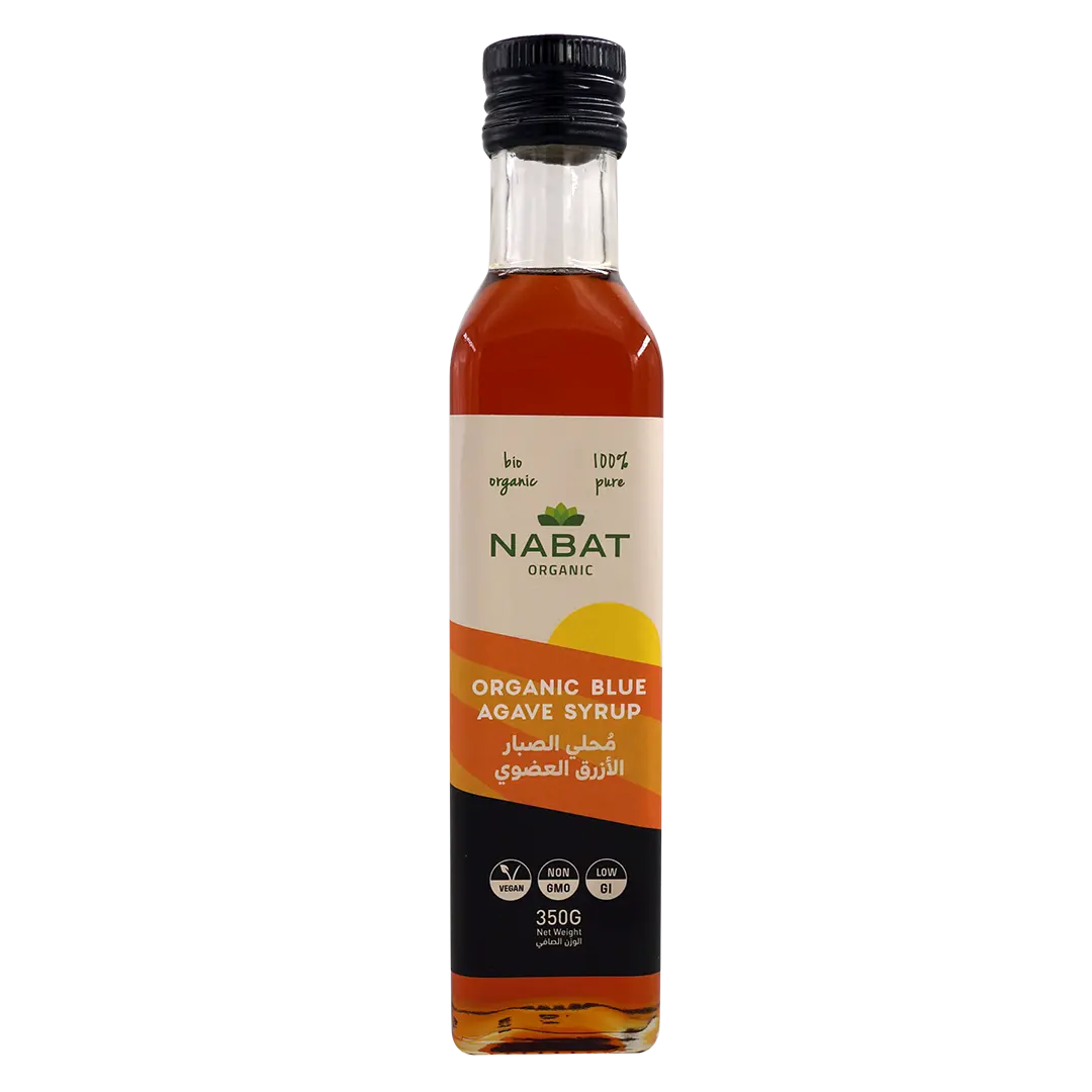 Organic Agave Syrup Glass Bottle