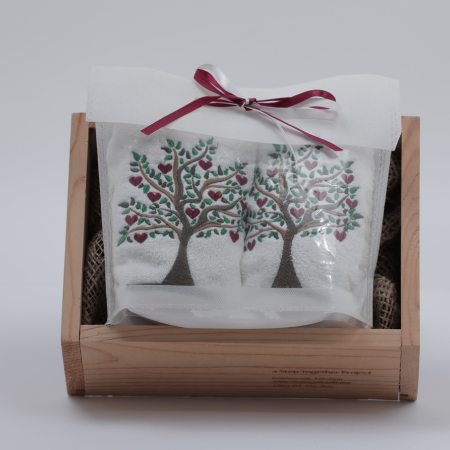 Step Together - Heart Tree Towel