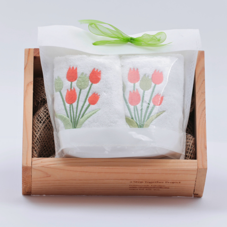 Step Together - Tulips Towel