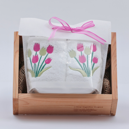 Step Together - Tulips Towel