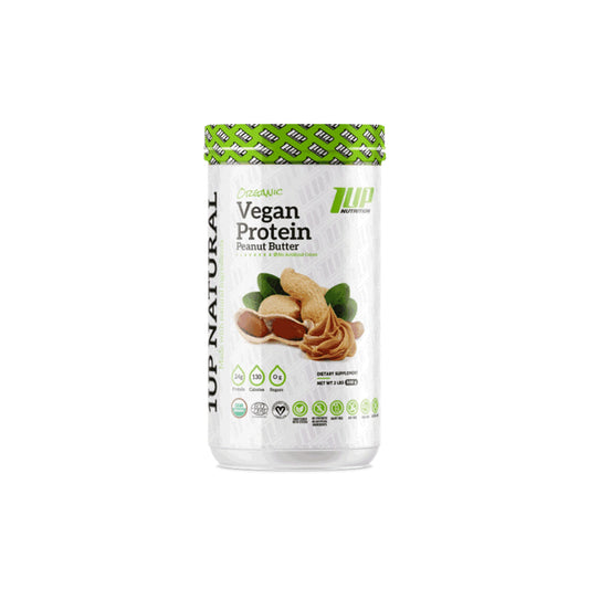 Herbaty - 1 UP NUTRITION NATURAL ORGAINC VEGAN PROTEIN - PEANUT