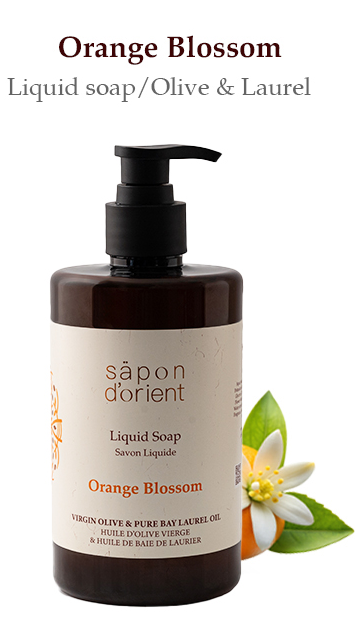 Sapon Dorient - säpon d’orient - Orange Blossom Liquid Soap