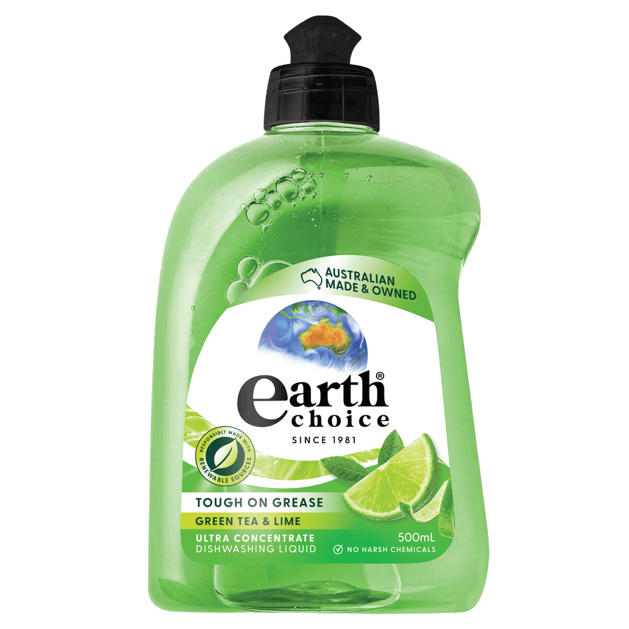 Earth Choice Green Tea & Lime Concentrate Dishwashing Liquid 500ml