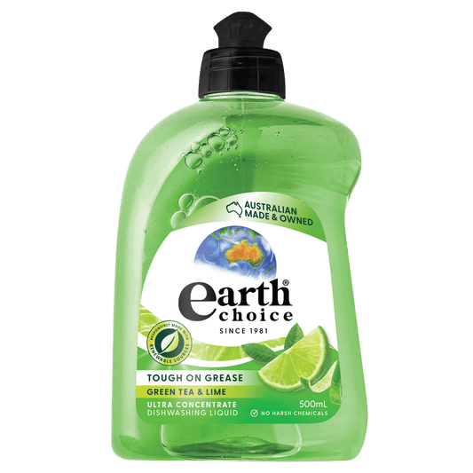 Earth Choice Green Tea & Lime Concentrate Dishwashing Liquid 500ml