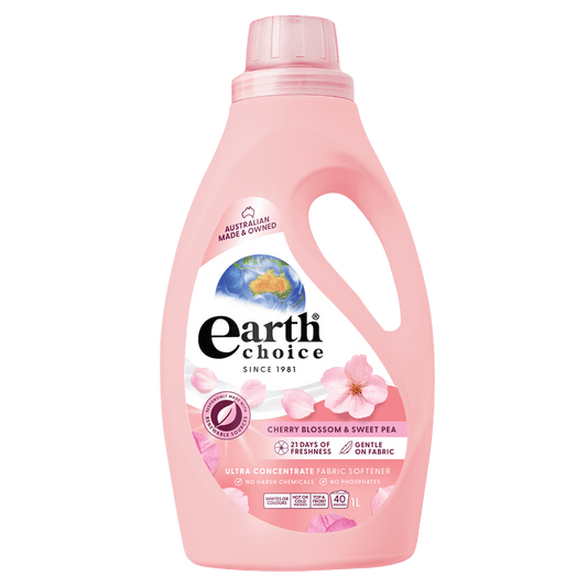 Earth Choice Fabric Softener Cherry Blossom 1L