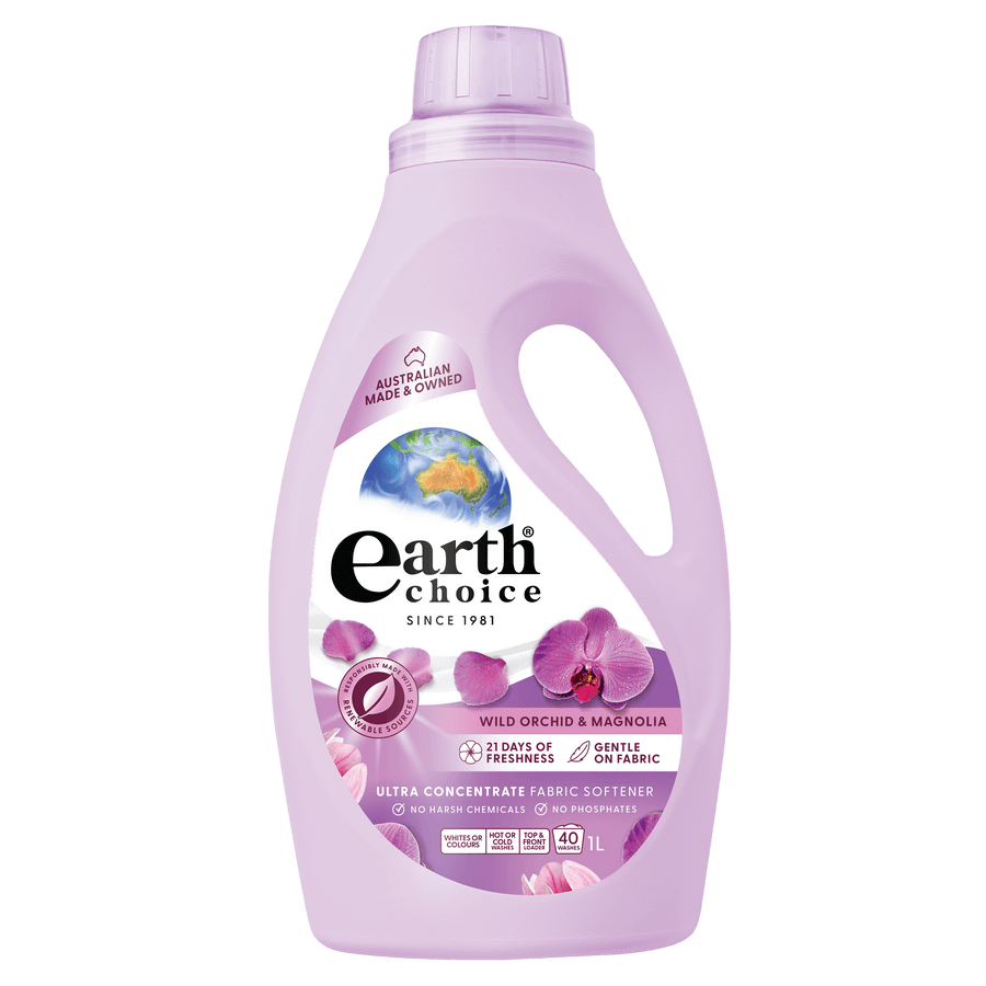 Earth Choice Fabric Softener Wild Orchid 1L