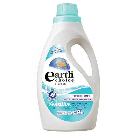 Earth Choice Sensitive Ultra Concentrate Laundry Liquid Top & Front Loader 1L