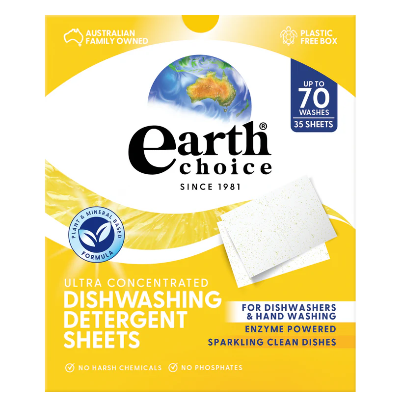 Earth Choice Dishwashing Detergent Sheets 35pk