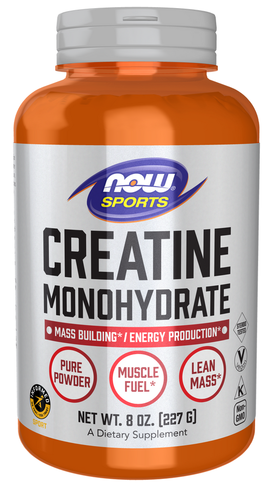 NOW - Creatine Monohydrate Powder - 8 oz.