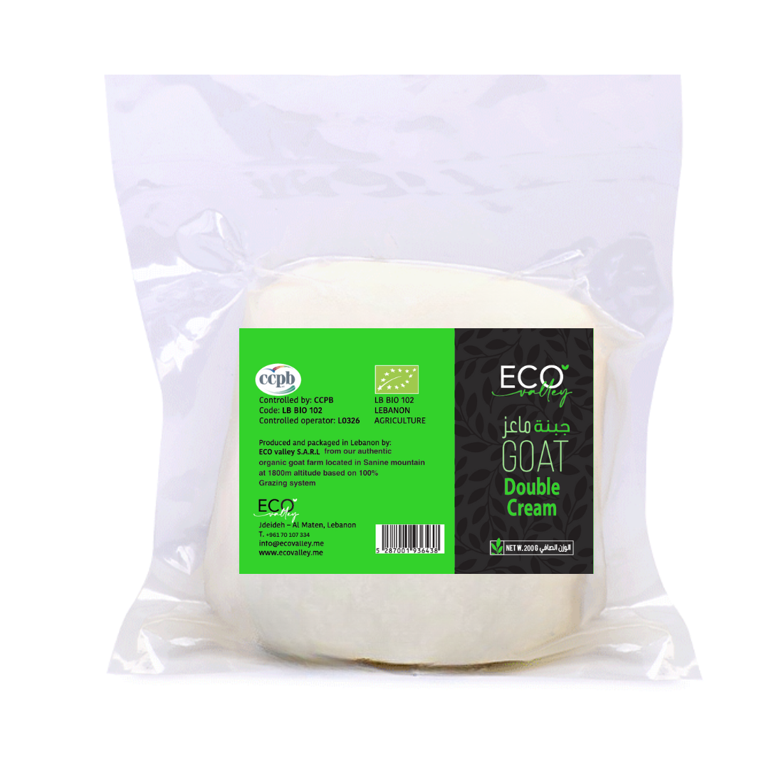 Eco Valley - Organic Goat Double Cream 200g