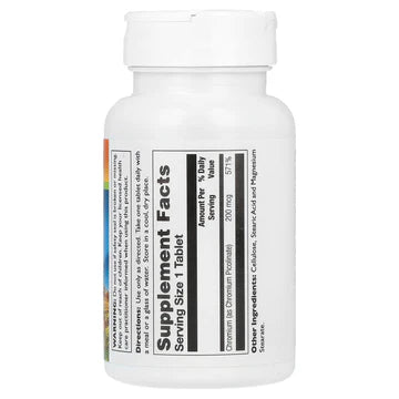 Thompson Chromium Picolinate - 200mcg, 60 Tablets