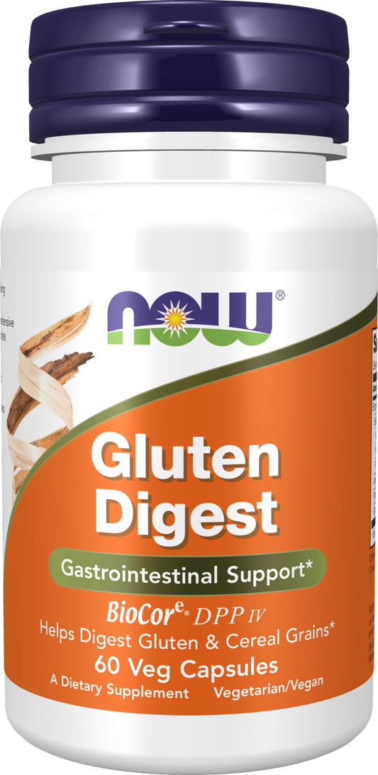NOW - Gluten Digest Veg Capsules - 60 Veg Capsules