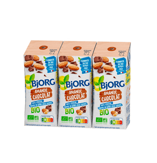 Bjorg - Boisson végétale amande chocolat 3x20cl