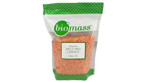Biomass Organic Dried Split Red Lentils