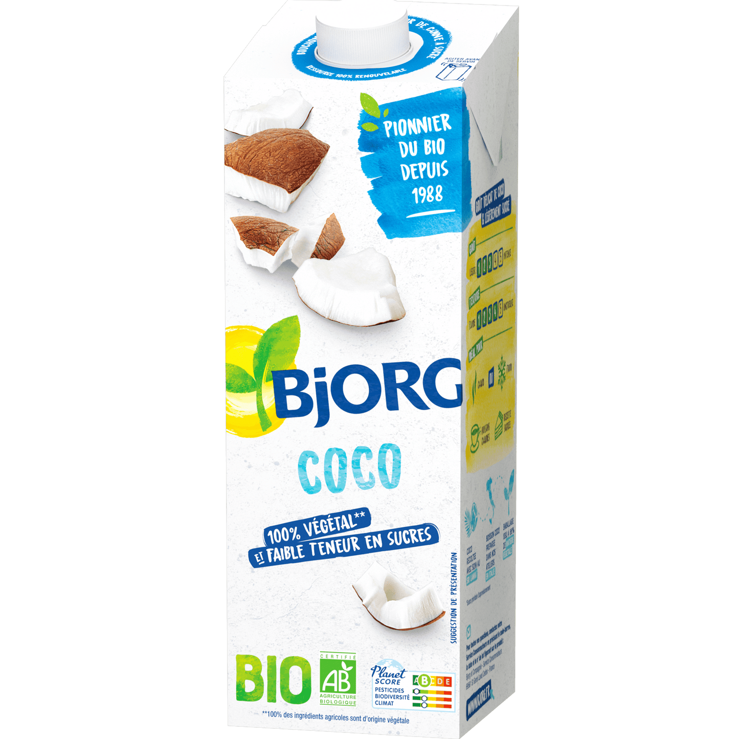 Bjorg - Boisson végétale coco 1L