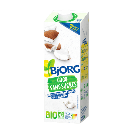 Bjorg - Boisson végétale coco sans sucres 1L