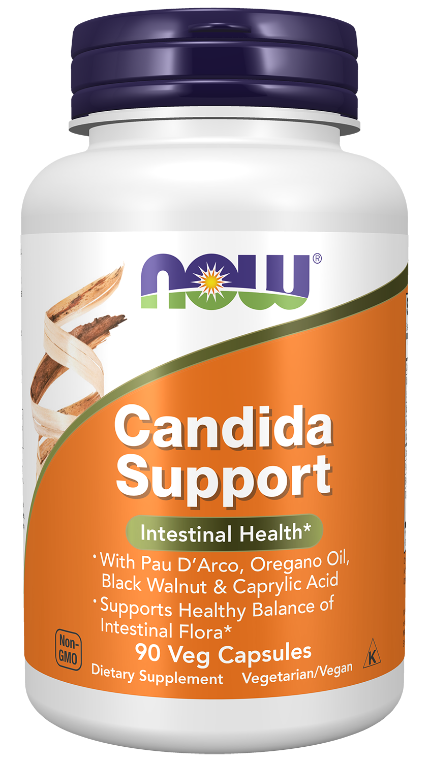 NOW - Candida Support Veg Capsules - 180 Veg Capsules
