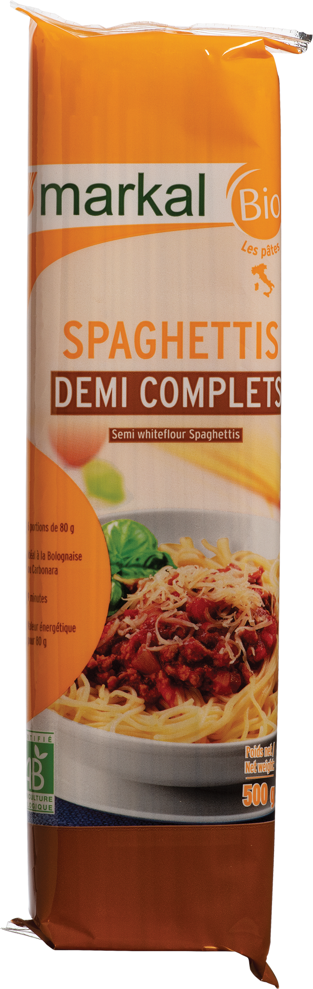Markal Semi Wholegrain Spaghetti 500g