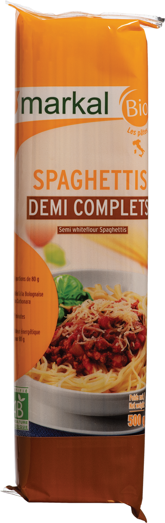 Markal Semi Wholegrain Spaghetti 500g