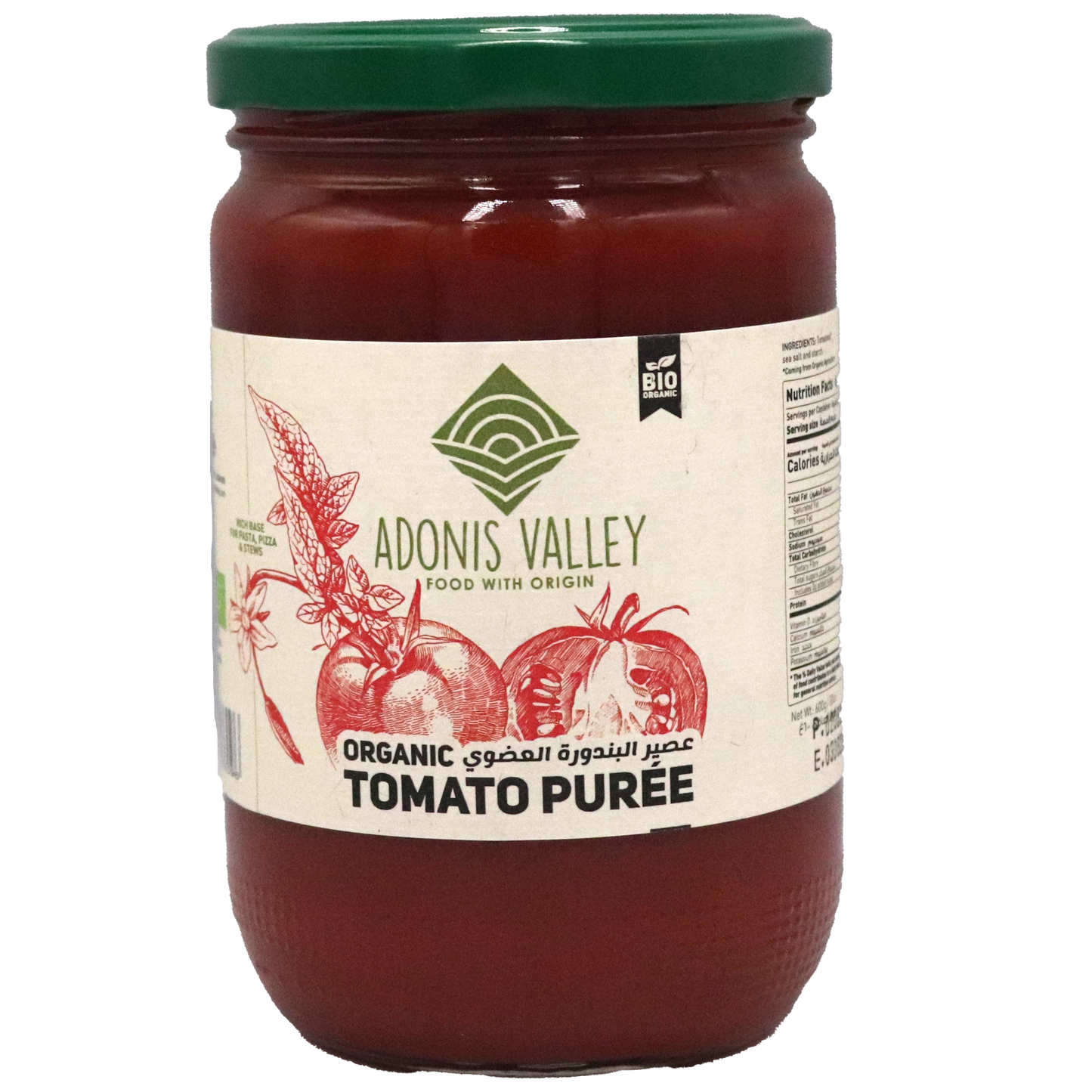 Adonis Valley Organic Tomato Puree